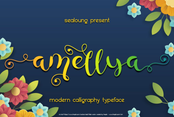 Amellya: A Delicate Handwritten Font for Web Headers