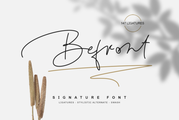 Befront: An Elegant Script Font for Modern Web Design