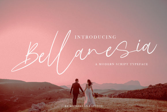 Bellanesia: A Flowing Typeface for Editorial Design