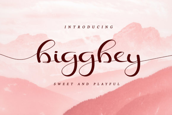 Biggbey: The Sweet Handwritten Font for Scroll-Stopping Marketing