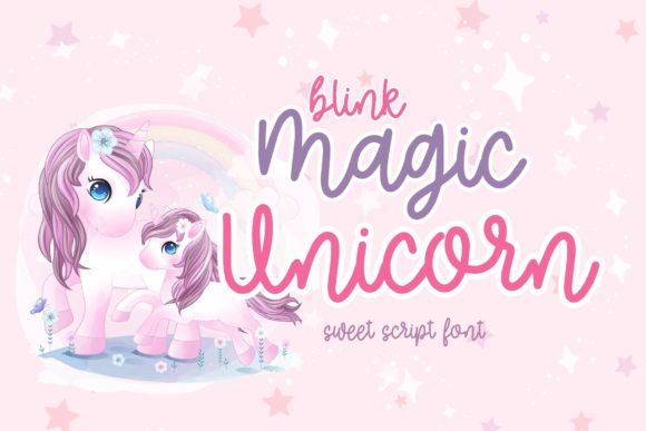 Blink Magic Unicorn Font Review for Brand Designers