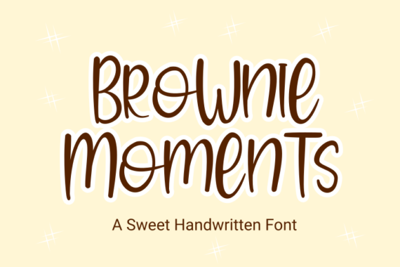 Brownie Moments: The Handwritten Font for Scroll-Stopping Content