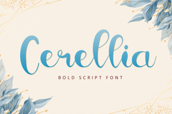 Cerellia: A Bold Script Typeface for Editorial Design