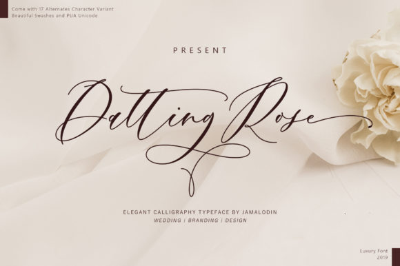 Datting Rose: A Handwritten Font for Elegant Branding