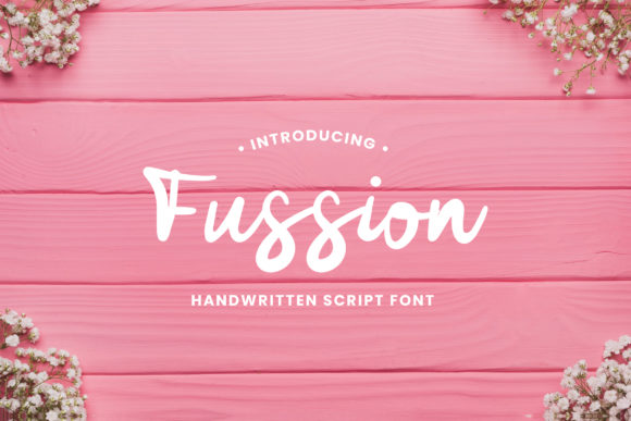 Fussion: The Elegant Handwritten Font for Crafters