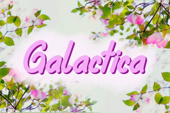 Galactica Font: A Handwritten Typeface for Branding