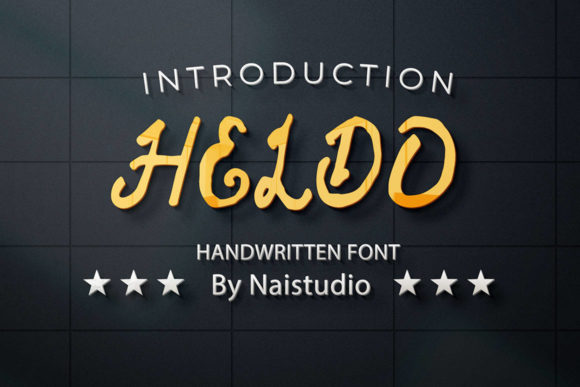 Heldo: The Handwritten Font That Stops the Scroll