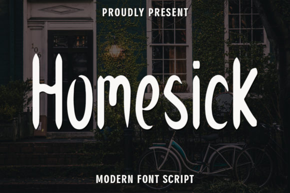 Homesick Font: A Handwritten Typeface for Makers