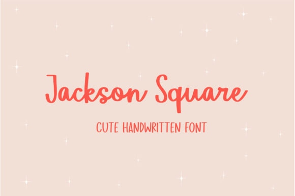 Jackson Square: An Elegant Handwritten Font for Editorial Design