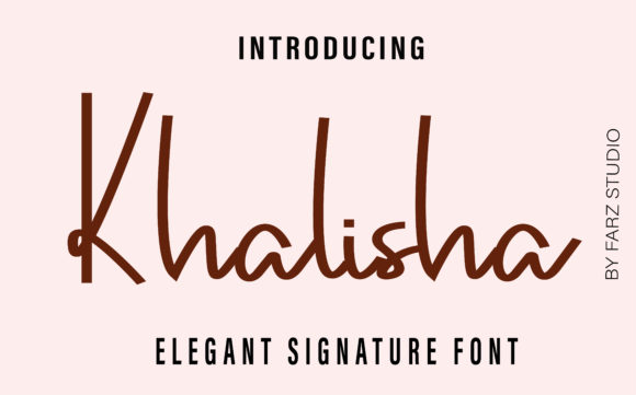 Khalisha Font: A Handwritten Typeface for Authentic Branding