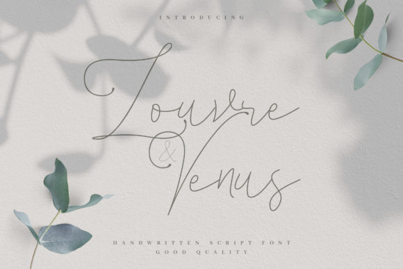 Louvre Venus: The Handwritten Font for Small Business Branding