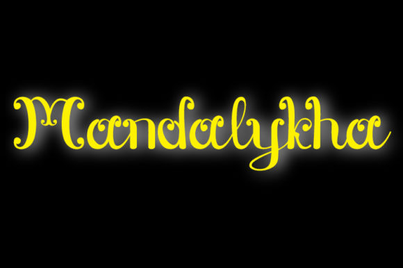 Mandalykha: A Script Font for Elegant Editorial Design