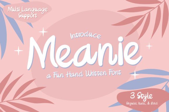 Meanie: A Friendly Handwritten Font for Editorial Design