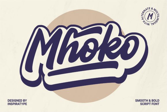 Mhoko: A Handwritten Typeface for Modern Web Design