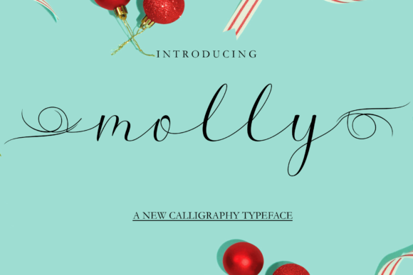 Molly: A Bold Script for Modern Brand Identity