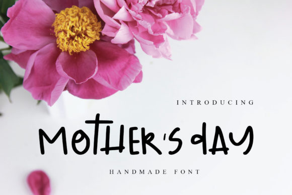 Mother's Day Font: A Handwritten Typeface for Small Business Branding