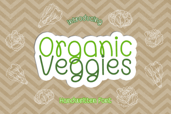 Organic Veggies: A Playful Typeface for Modern Web Design