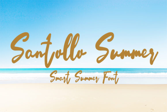 Santollo Summer: A Handwritten Typeface for Editorial Design