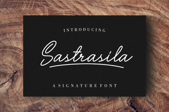Sastrasila: The Elegant Script Font for Small Business Branding