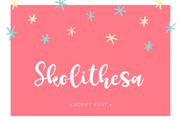 Skolithesa Font Review: A Playful Script for Modern Brands