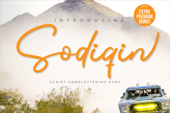Sodiqin: A Handwritten Typeface for Authentic Campaigns
