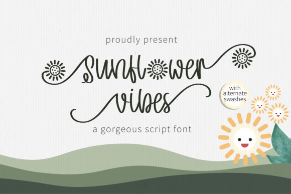 Sunflower Vibes Font Review: A Charming Script for Branding