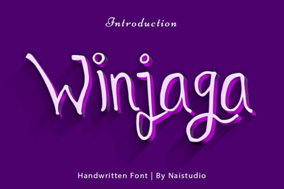 Winjaga: The Joyful Handwritten Font for Crafters